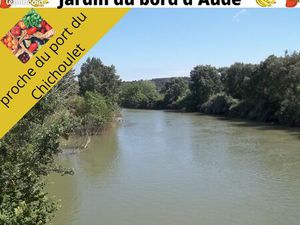 Terrain de loisir  jardin au bord de l'Aude  entre Lespignan et Fleury d’Aude