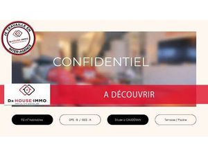 Maison familiale avec piscine – 5 pièces – 112 m² – Caudéran