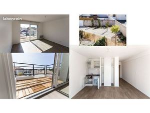 Les Minimes - T1 non meublé + balcon 25m² aux pieds des facs pour 484 euros CC