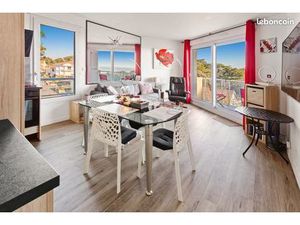 T 2 meublé haut de gamme face mer