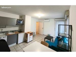 T2 meublé + loggia + place de parking