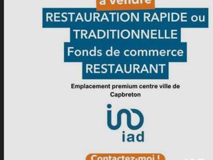 Vente Restauration rapide 32 m²