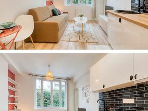 Studio 1 pièce meublé 17m2 refait à neuf