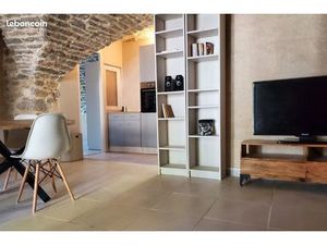 Appartement voûté en pierre apparente meublé - 57m2