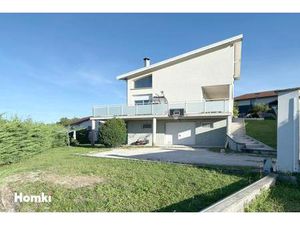 Maison d’architecte à Bilieu – Vue dégagée – 4 chambres – Garage double
