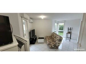 Appartement meublé 2 pièces – 30 m² + chambre – Climatisation – Jardin – Parking sécurisé