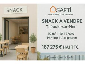 Vente commerce 50 m² Théoule-sur-Mer (06590)