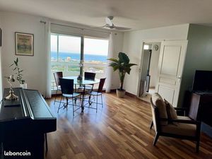 Beau T3 meublé vue mer  avec clim et parkings  à Montgaillard