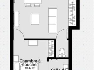 CAPDENAC appartement T2 neuf- RDC – 40 m² – Première location■Appartement T2 neuf – 40 m² 
