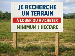Terrain a louer ou acheter
