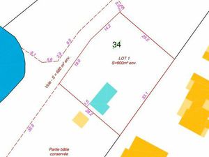 Terrain 900m2 Centre ville