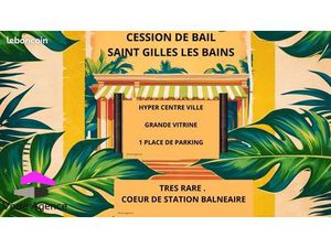 Boutique 47 m² SAINT GILLES LES BAINS