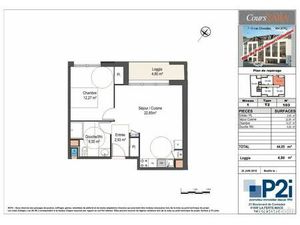 Appartement 2 pièces 44 m²