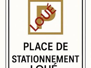 Parking  vendu loué