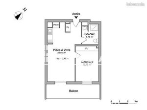 Appartement 2 pièces 41 m²