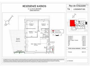 Appartement 4 pièces 88 m²