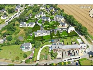 Terrain 350 m² Dol De Bretagne