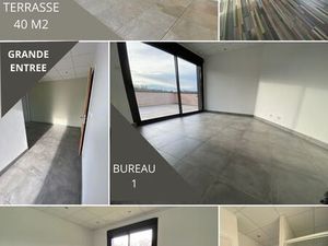 A louer- bureaux 98m2 avec terrasse 40m2- environnement calme