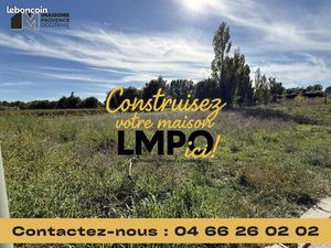 Terrain 895 m² Uzes