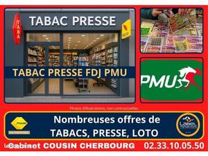 Fonds de commerce tabac 45 m²
