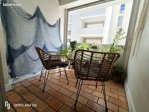 Beau Studio Centre Sète avec Loggia