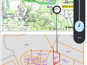 Terrain constructible 1177m2 à Mazamet