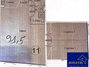 Appartement 3 pièces 92 m²