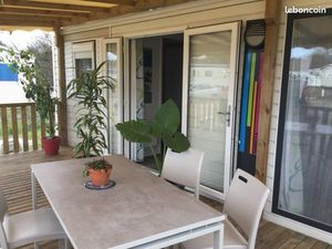 Mobil-home 3 chambres – Camping municipal La Passerelle  Saint-Julien-en-Born