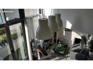 ? Duplex loft 71 m² – T4 avec terrasse vue canal – Saint-Denis (93)