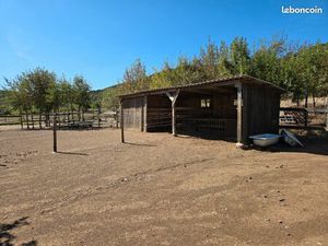 Terrain aménagé pour chevaux