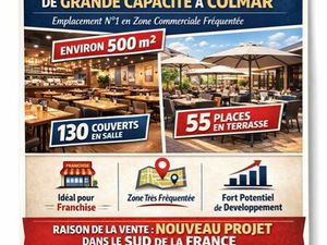 Restaurant à vendre colmar zine commercial
