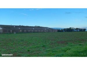 Hangar et terre agricole