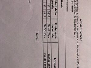 Vente de 2 terrains contigus à Landeleau