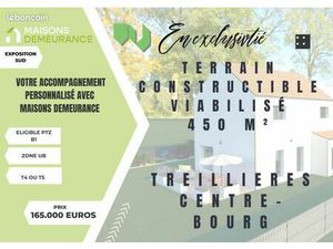 Terrain 450 m² Treillieres