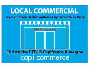 Local professionnel à louer VICHY 3 pièce(s) 380m2 2 700€/mois HT/HC