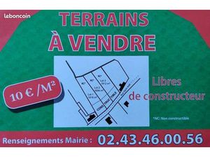 Vente de terrain