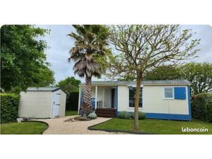 Terrain 300 m2 + Mobil home 2 chambres