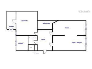 Appartement 3 pièces 62 m²