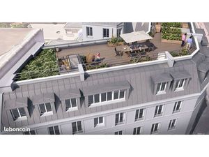 T3 d'exception à Levallois avec terrasse sur toit