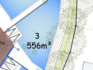 Terrain constructible viabilisé 556m2. Pluvigner