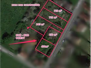 Terrains constructibles 450 m² 645 m² 732 m² - à bâtir - Lecelles - secteur Orchies Saint-