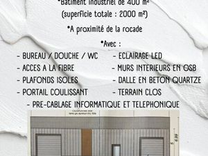 Location bâtiment industriel