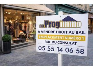 Boutique avec bail commercial
