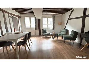 T2 lumineux - jardin hotel de ville - immeuble normand