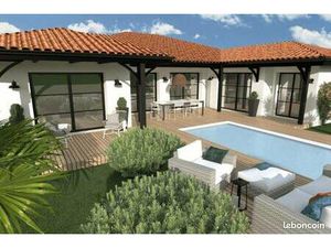 Terrain avec maison neuve à vendre