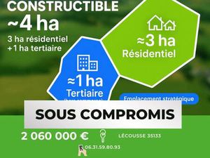Terrain constructible à vendre