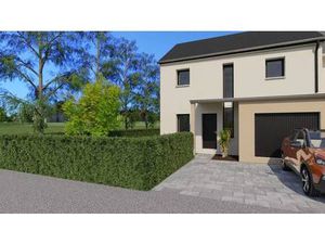 Terrain avec maison neuve à vendre