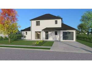 Terrain avec maison neuve à vendre
