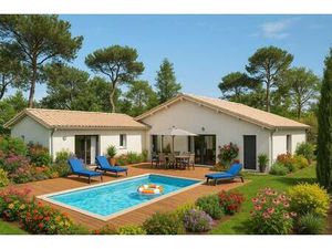 Terrain avec maison neuve à vendre