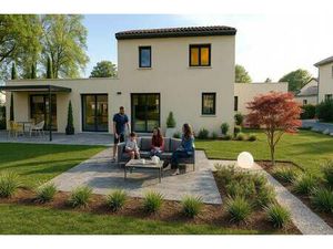 Terrain avec maison neuve à vendre